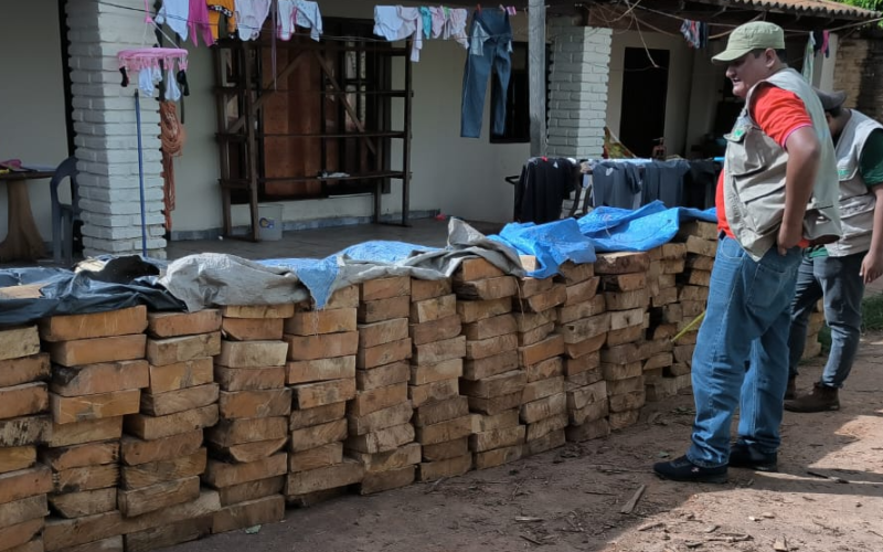 ABT decomisa madera ilegal en viviendas particulares de San Ignacio de Velasco