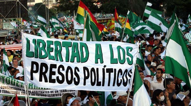 Cívicos ratifican que iniciarán revocatorio si Arce no da amnistía a perseguidos políticos