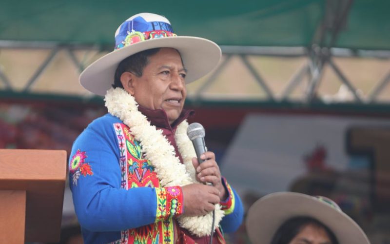 Choquehuanca asegura que los que piden revocatorio van “contra todo un pueblo”