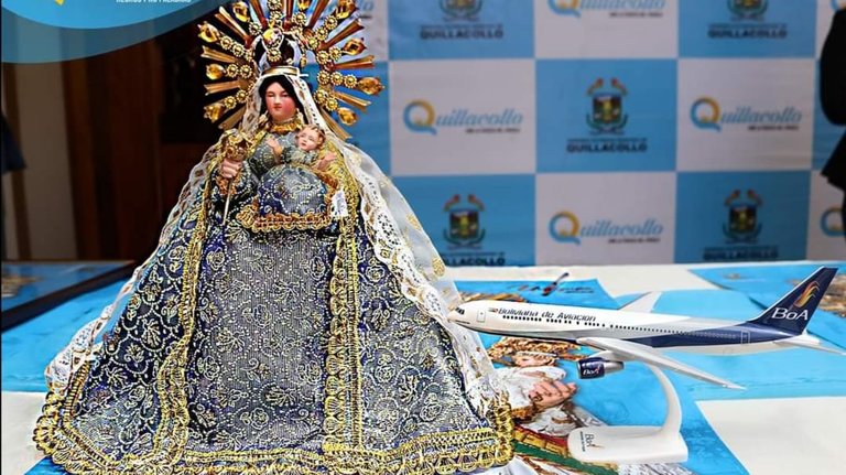 Aeronaves de BoA llevarán la imagen y mensaje de fe y devoción de la Virgen de Urkupiña