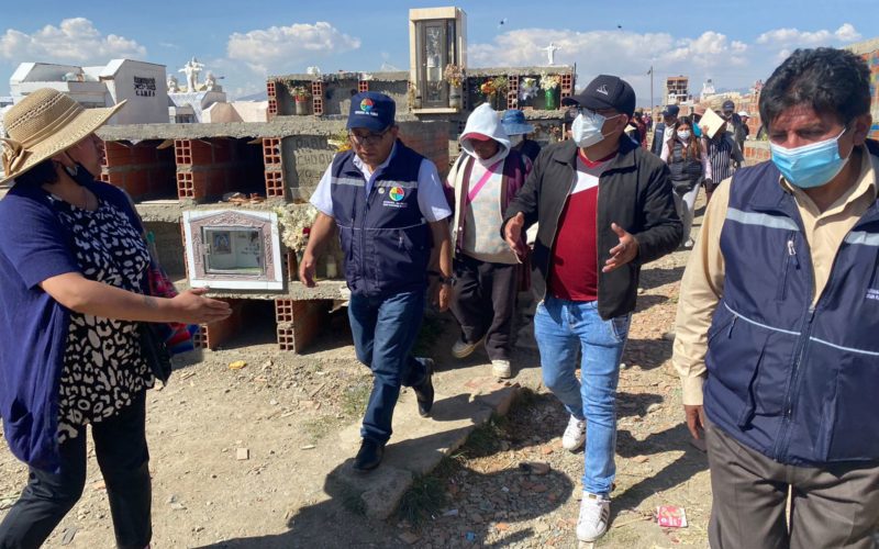 Defensor del Pueblo exige a la Alcaldía de El Alto medidas de seguridad en el Cementerio Mercedario