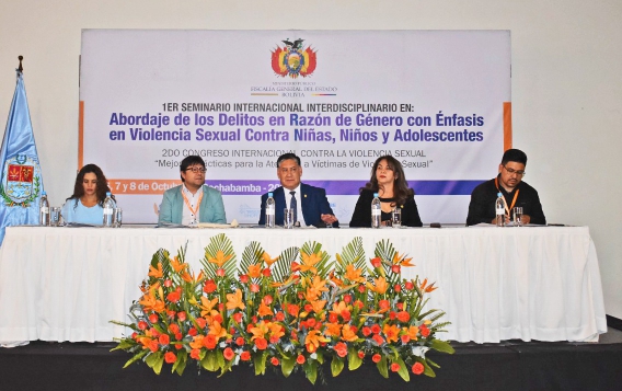 Lanchipa inaugura el primer Seminario Internacional Interdisciplinario en Abordaje de Delitos en Razón de Género con Enfasis en Violencia Sexual