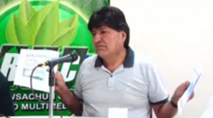 Evo dice que el Gobierno “hunde” a Bolivia por su manejo económico y judicial