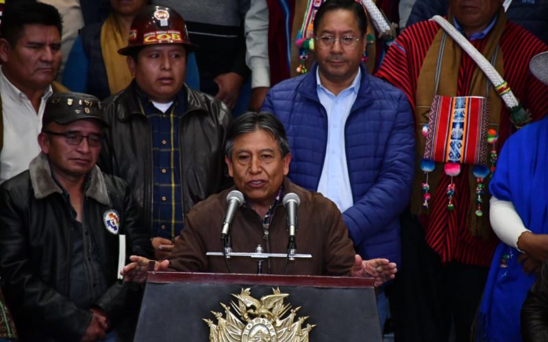 Para el lunes, Choquehuanca convoca a las tres fuerzas políticas a un diálogo sobre las elecciones judiciales