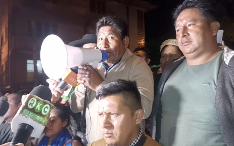 El Pacto de Unidad afín a Morales convoca a bloqueo nacional por la prórroga de magistrados y consejeros