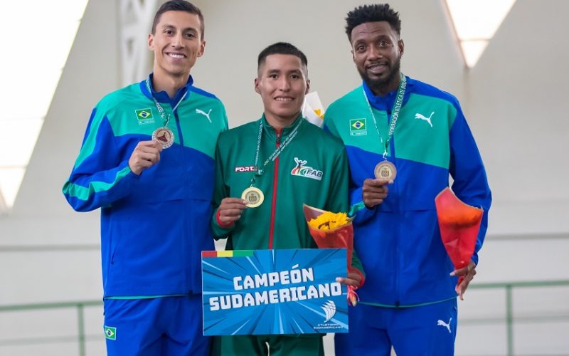 El boliviano David Ninavia logra la medalla de oro en el Sudamericano de Atletismo