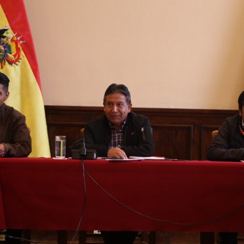 Choquehuanca exhorta al Tribunal Constitucional Plurinacional a brindar certeza al pueblo boliviano