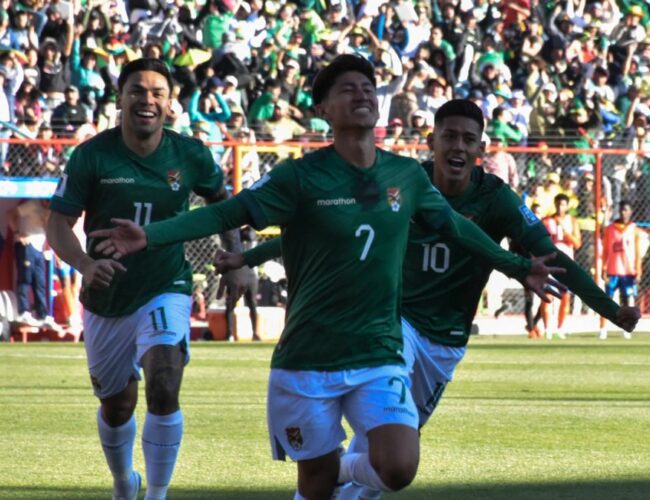 De otro planeta: Repasa el golazo de «Miguelito» que le dio a Bolivia el triunfo