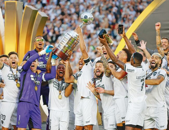 Botafogo conquistó por primera vez en su historia la Copa Libertadores