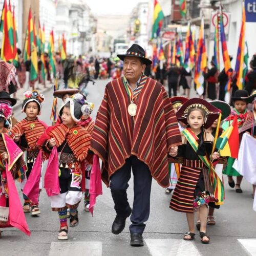 Choquehuanca espera que este año del Bicentenario sea de unidad, reencuentro y paz