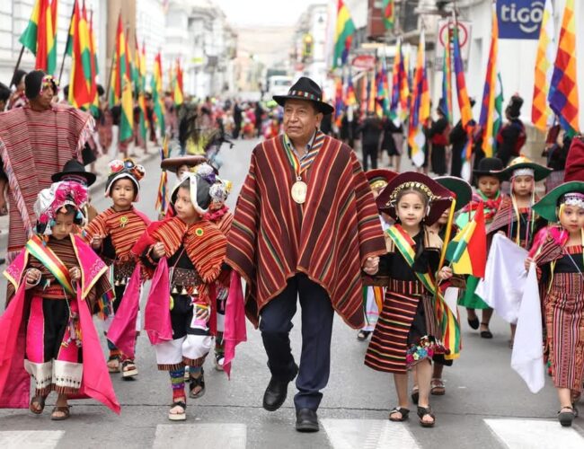 Choquehuanca espera que este año del Bicentenario sea de unidad, reencuentro y paz