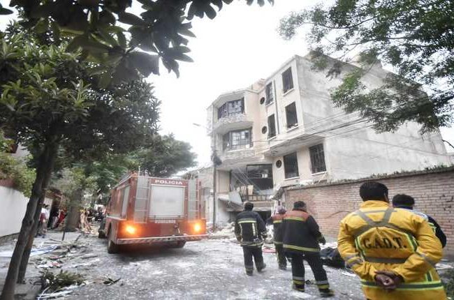 Acumulación de gas provocó la explosión en el Ministerio de Trabajo en Tarija