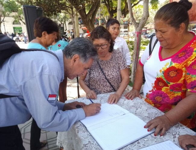 Comadres masifican recolección de firmas para enviar a la UNESCO