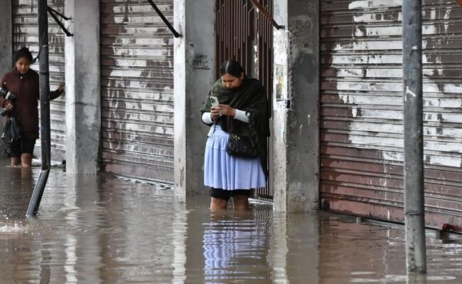 Las lluvias golpean Bolivia: La Paz concentra el 70% de los municipios declarados en desastre